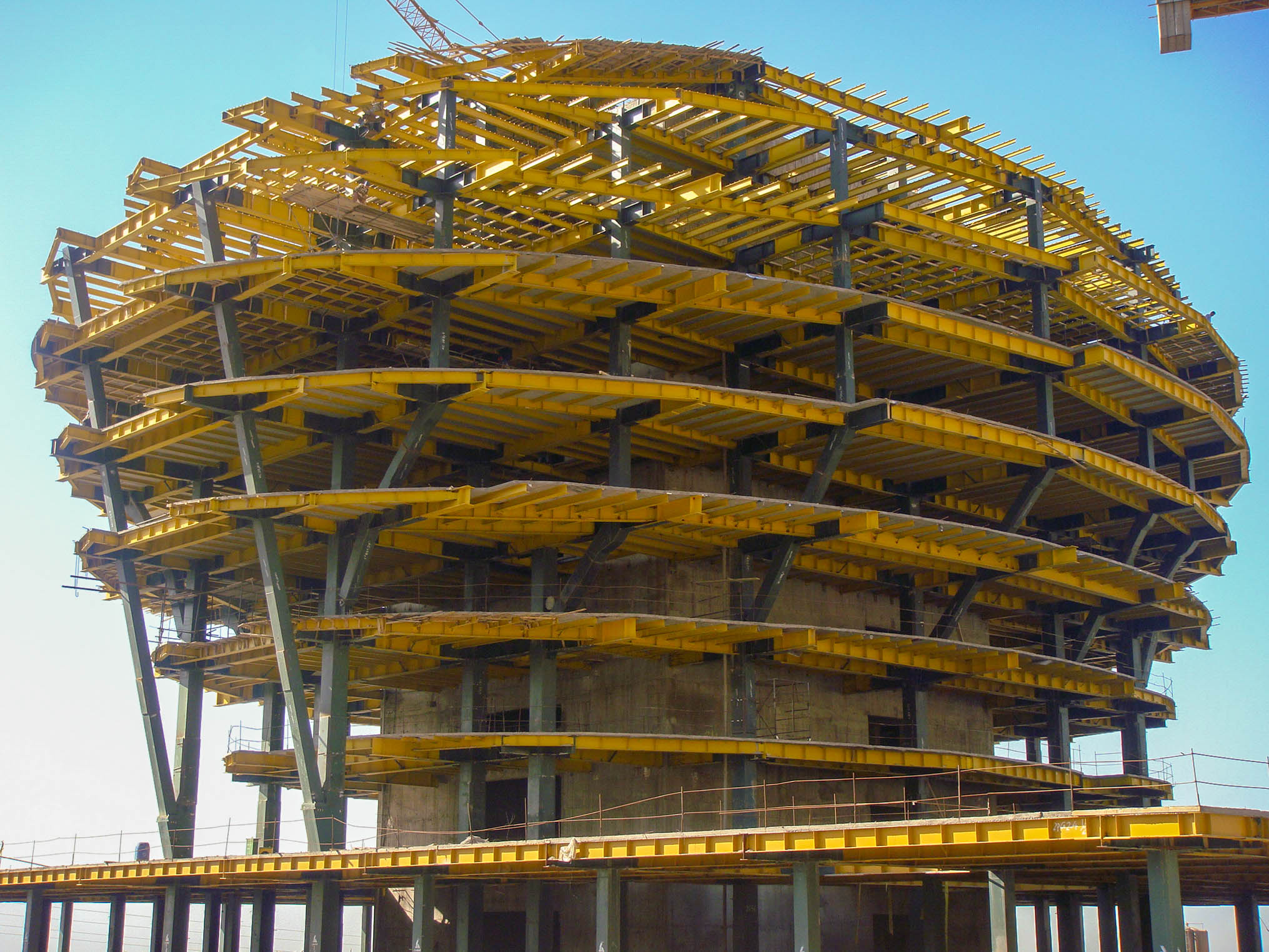 Steel Structure of IINI HOSPITAL-Tehran